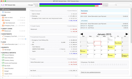 compare personal finance software for mac