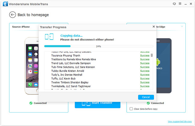 wondershare mobile transfer mac