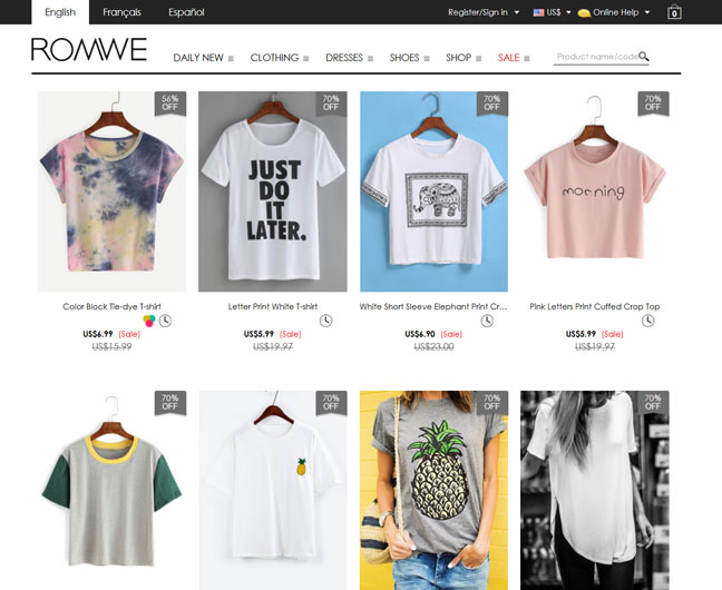 romwe-clothing-store