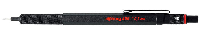 rotring-600-black-barrel-mechanical-pencil