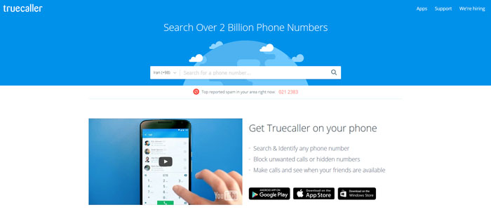 truecaller-website