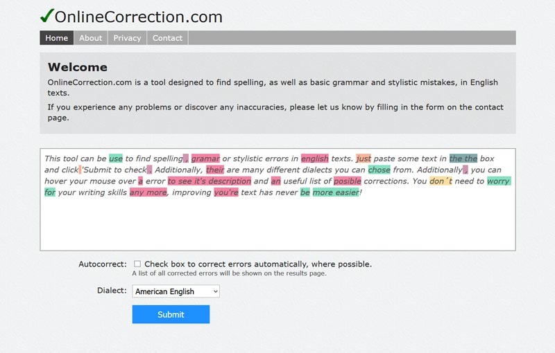 grammar and punctuation checker free online